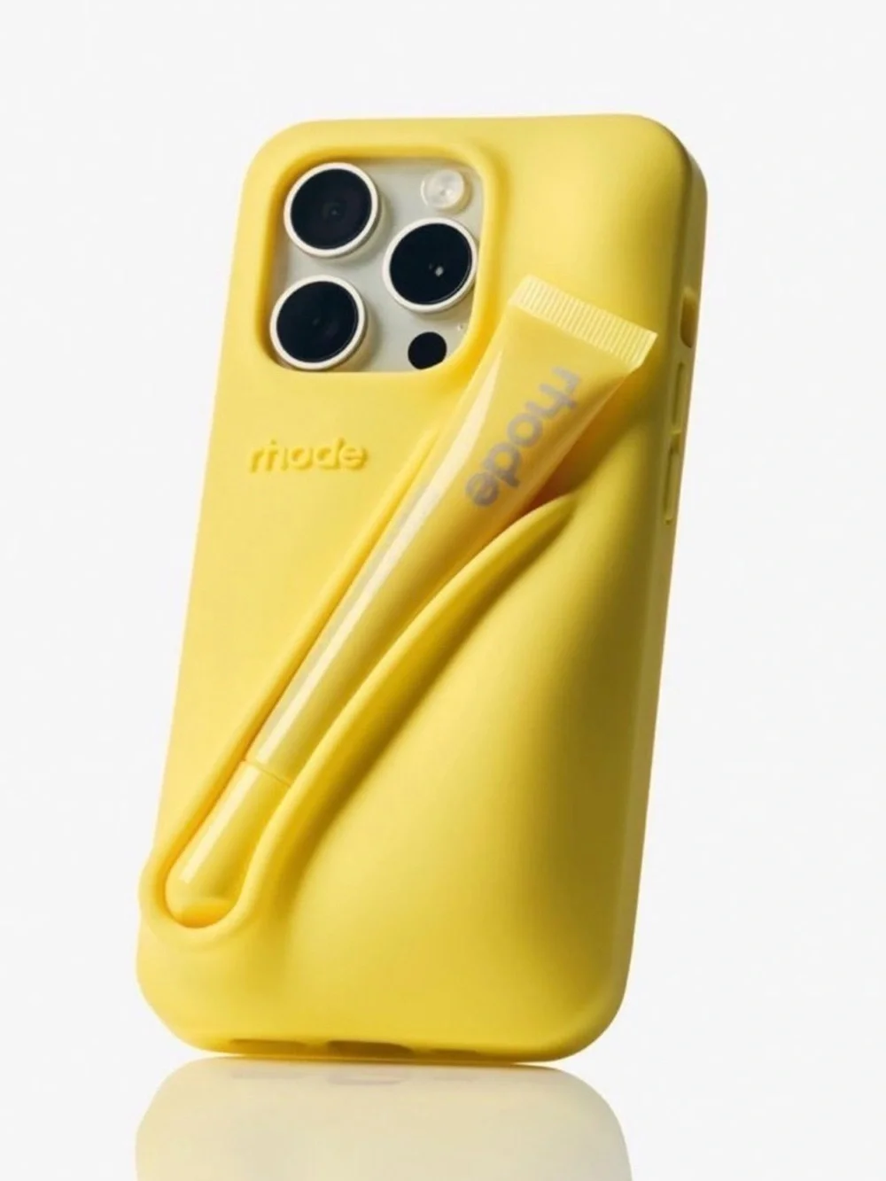 RHODE iPhone 14 Pro Lemontini Phone Case for Rhode Lip Gloss